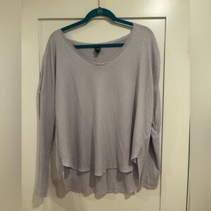 Wild Fable Lavender Ribbed Oversized Sweater Size Medium Soft Cozy Lightweight